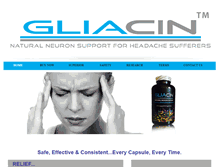 Tablet Screenshot of gliacin.com